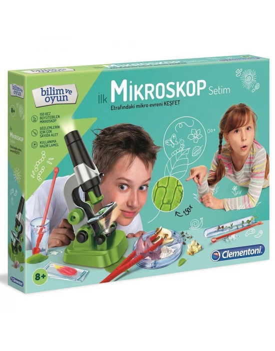 Clementoni İlk Mikroskop Setim