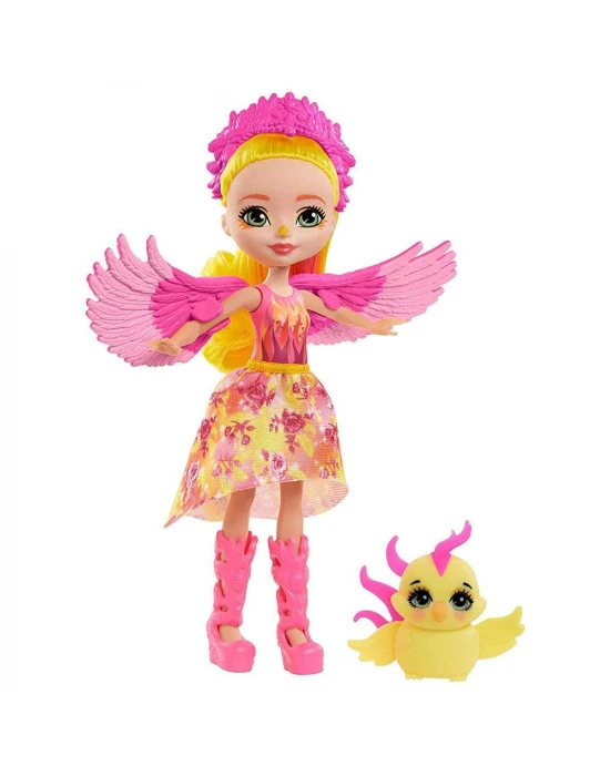 Enchantimals Popüler Karakter Bebekler - Falon Phoenix & Sunrise