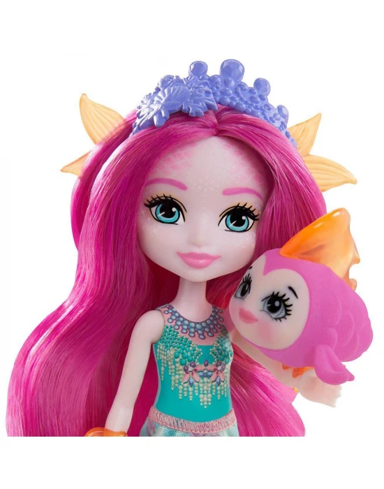 Enchantimals Popüler Karakter Bebekler - Maura Mermaid & Glide