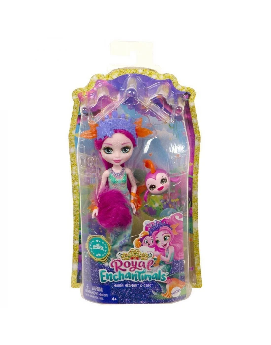 Enchantimals Popüler Karakter Bebekler - Maura Mermaid & Glide