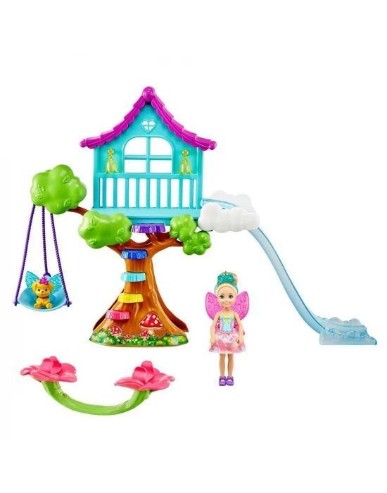 Barbie Dreamtopia Chelsea ve Eğlenceli Dünyası Oyun Seti GTF49