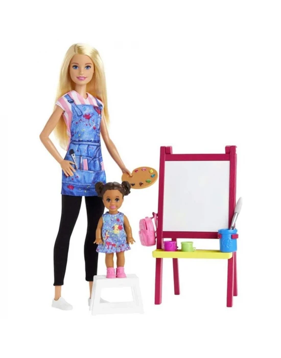 Barbie Resim Öğretmeni Oyun Seti GJM29