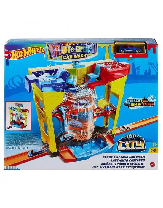 Hot Wheels Oto Yıkamada Renk Değiştirme Oyun Seti