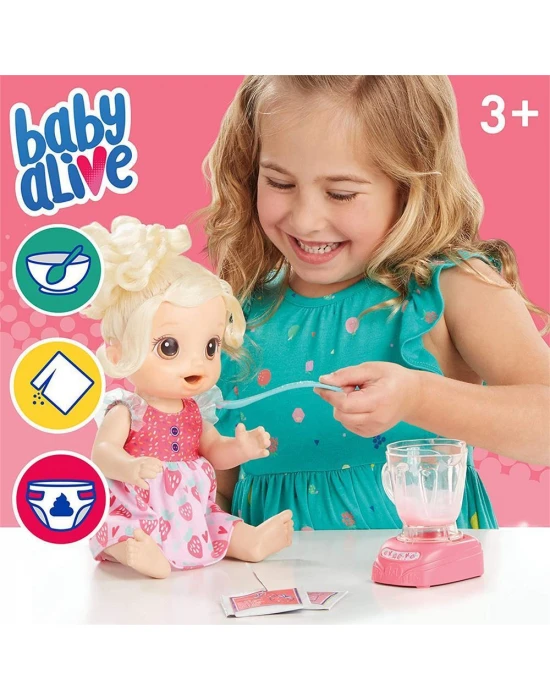 Baby Alive Bebeğim ve Sihirli Mikseri - Sarışın
