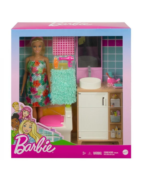 Barbie Bebek ve Oda Oyun Setleri GRG87