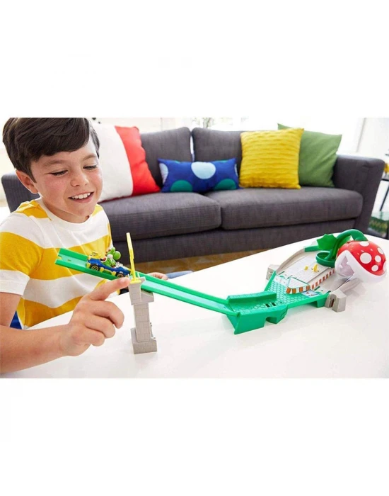 Hot Wheels Mario Kart Pirana Bitkisi Aksiyonu Yarış Seti