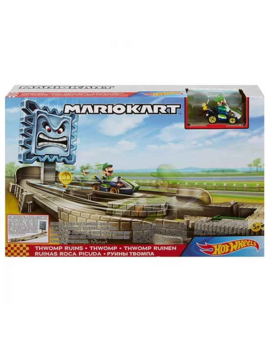 Hot Wheels Mario Kart Thwomp Kalıntıları Yarış Seti