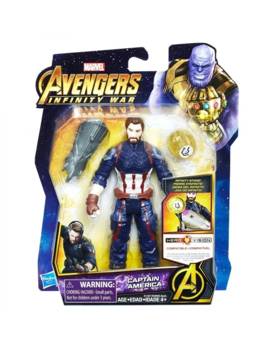 Avengers: Infinity War Captain America Figür ve Sonsuzluk Taşı