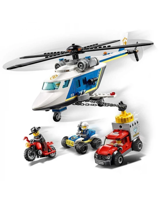 Lego City Polis Helikopteri Takibi