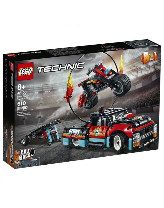 Lego Technic Gösteri Kamyoneti ve Motosikleti