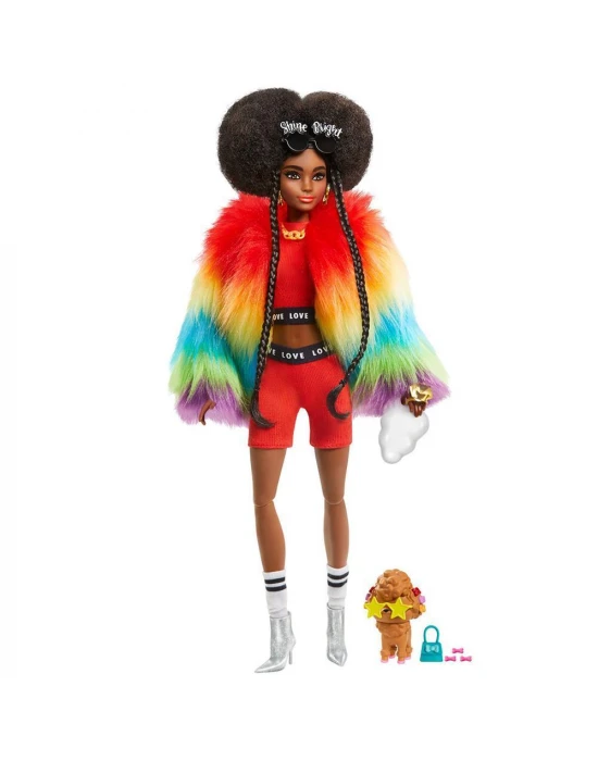Barbie Extra Renkli Ceketli Bebek