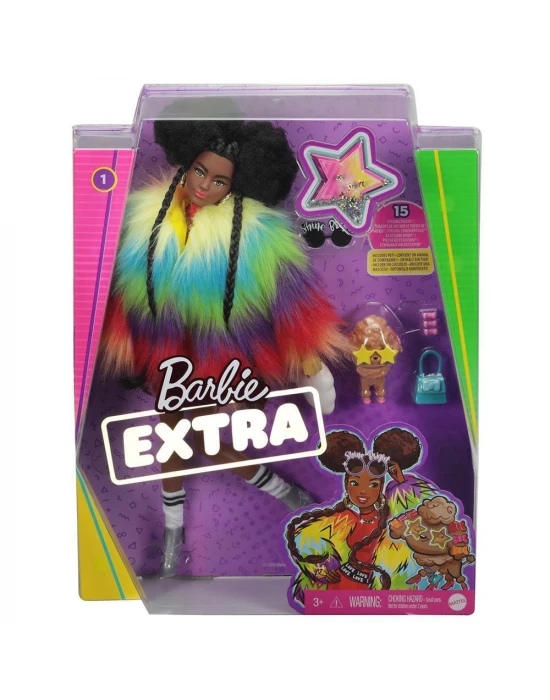 Barbie Extra Renkli Ceketli Bebek