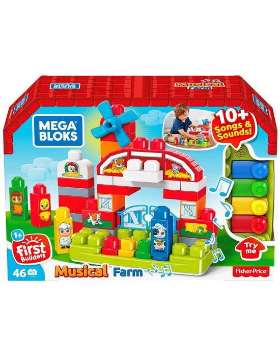 Mega Bloks Müzikli Çiflik Oyun Seti