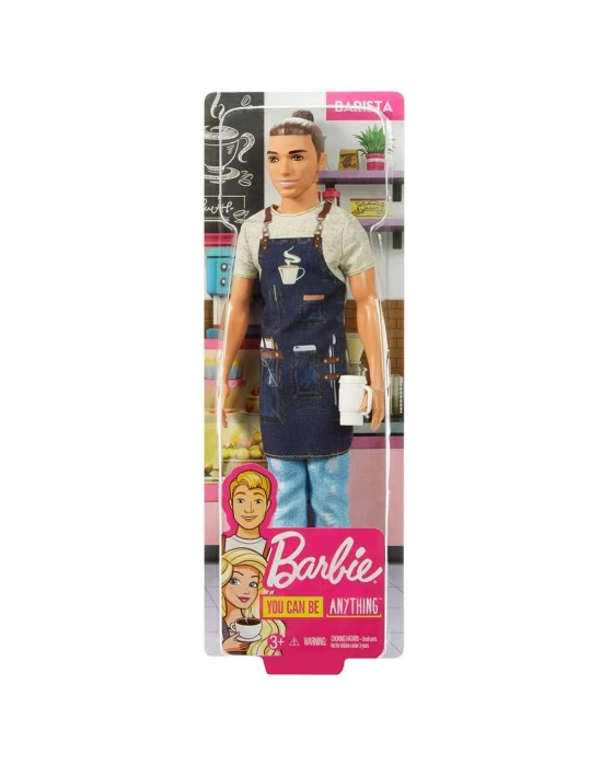 Barbie Ken Kariyer Bebekleri Barista