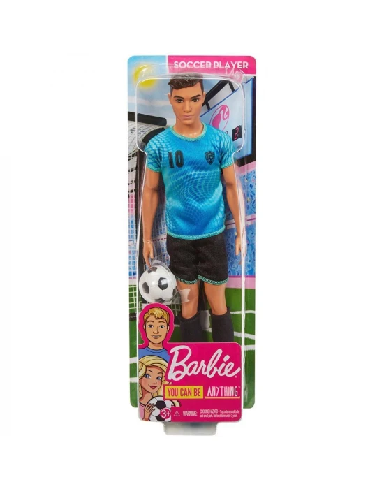 Barbie Ken Kariyer Bebekleri Futbolcu
