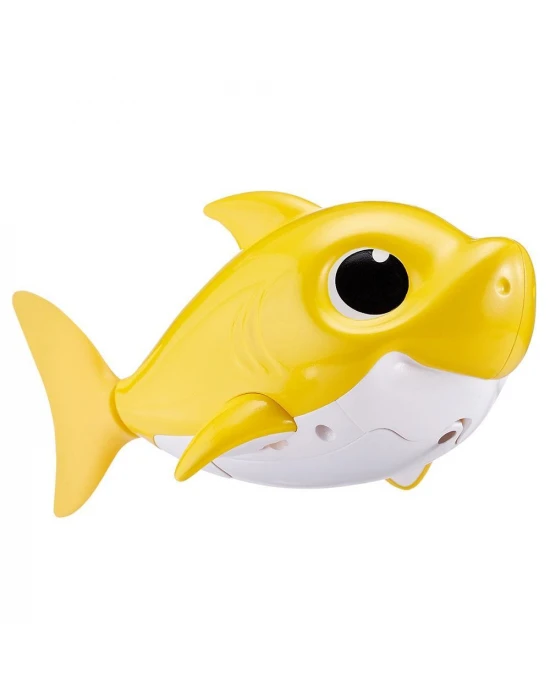 Baby Shark Sesli ve Yüzen Köpekbalığı Figür Sarı