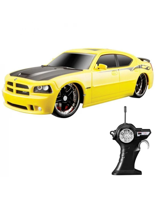 Maisto 1:24 2006 Dodge Charger SRT8 Uzaktan Kumandalı Araba Sarı