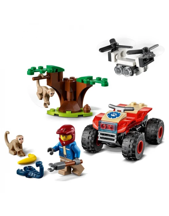 Lego City Stunt Vahşi Hayvan Kurtarma Atv’si