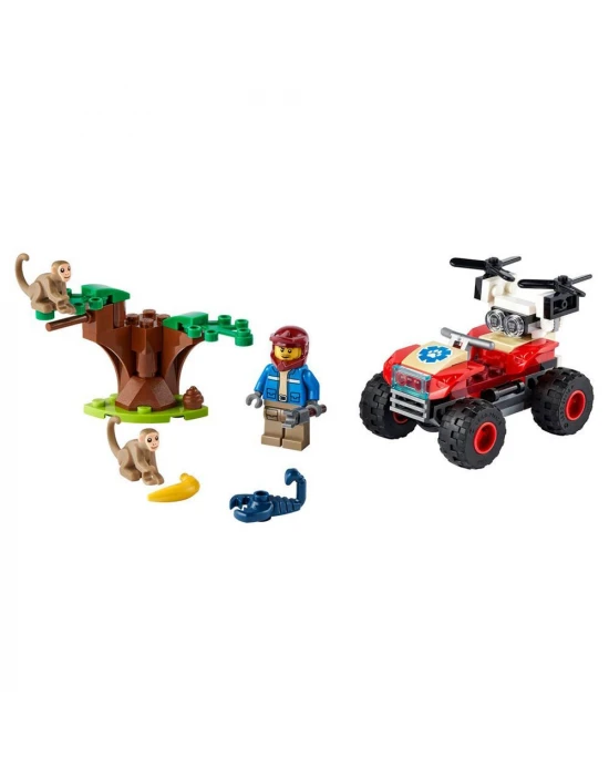 Lego City Stunt Vahşi Hayvan Kurtarma Atv’si