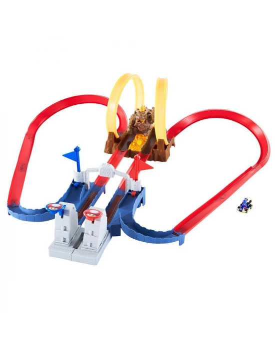 Hot Wheels Mario Kart Bowserın Kalesinde Kaos Oyun Seti