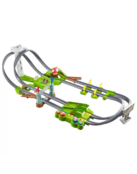 Hot Wheels Mario Kart Motorlu Çılgın Dönüş Parkuru Yarış Seti