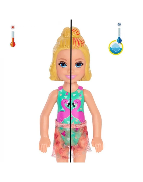 Barbie Color Reveal Renk Değiştiren Sürpriz Chelsea Kum ve Güneş