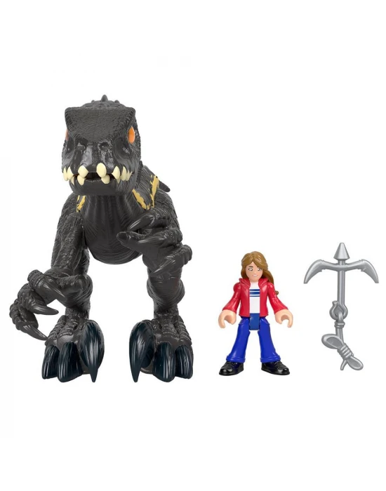 Imaginext Jurassic World Araçlar - Indoraptor & Maisie