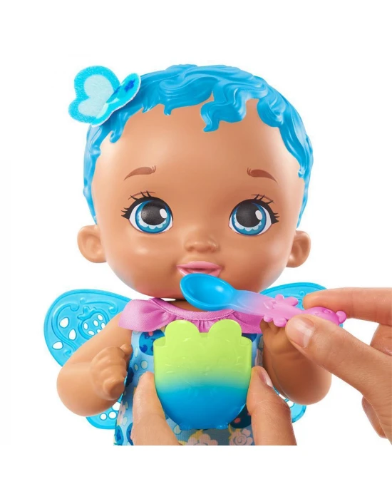 My Garden Baby Kelebek Bebeğimin Yemek Zamanı Mavi Saçlı Bebek