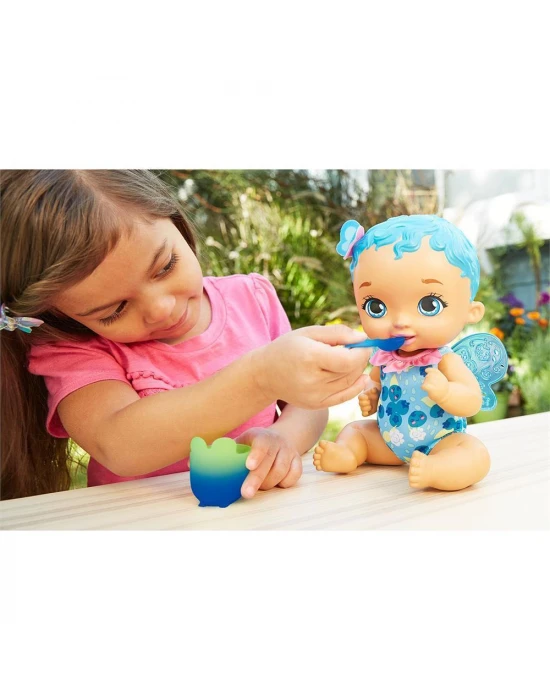 My Garden Baby Kelebek Bebeğimin Yemek Zamanı Mavi Saçlı Bebek
