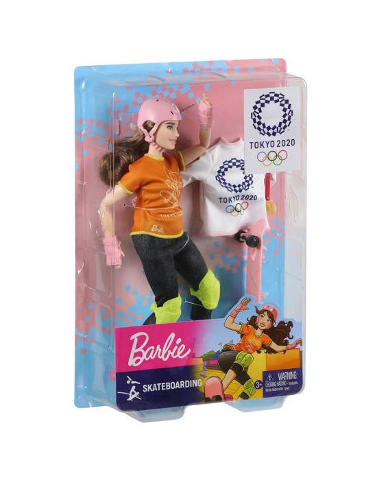 Barbie Olimpiyat Bebekleri - Kaykay