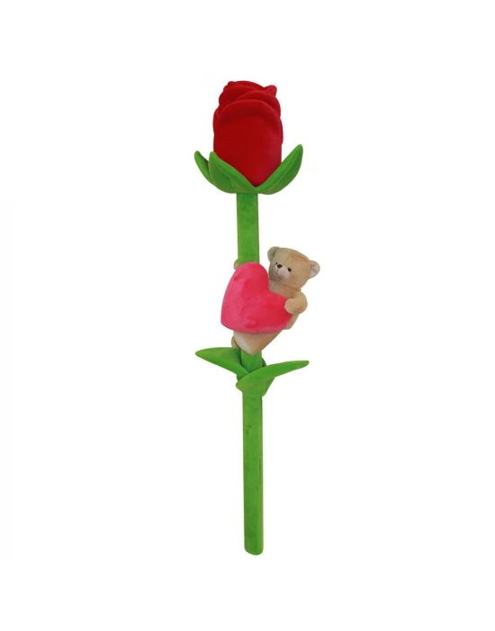 Neco Plush Ayılı ve Kalpli Jumbo Gül 100 cm