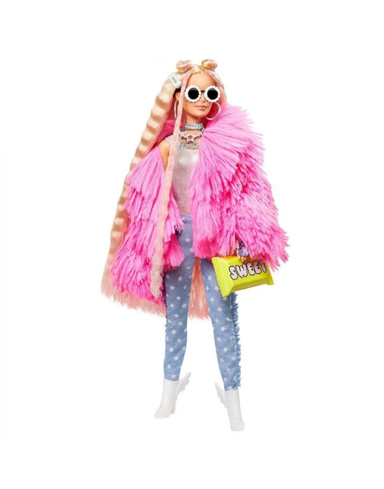 Barbie Extra - Pembe Ceketli Bebek