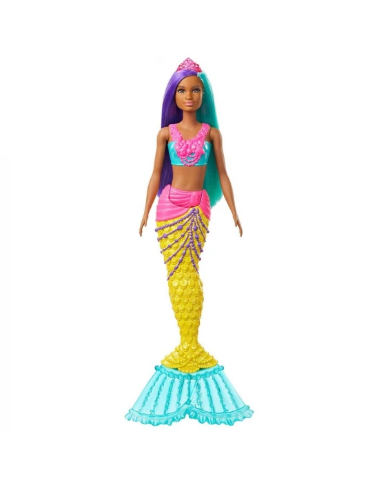 Barbie Dreamtopia Denizkızı Bebekler - Mavi, Mor Saçlı
