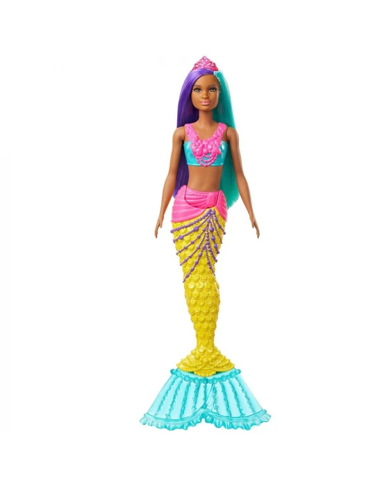 Barbie Dreamtopia Denizkızı Bebekler - Mavi, Mor Saçlı