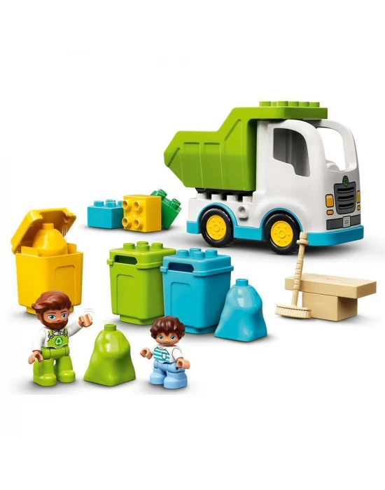 Lego Duplo Kasabası Çöp Kamyonu ve Geri Dönüşüm 10945