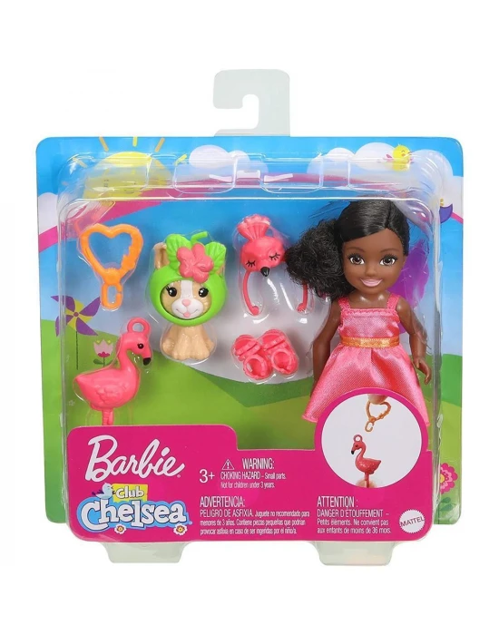 Barbie Kostümlü Chelsea ve Hayvacığı Oyun Setleri GJW30
