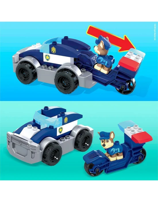 Mega Bloks Paw Patrol Chasein Polis Aracı