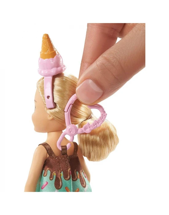 Barbie Kostümlü Chelsea ve Hayvacığı Oyun Setleri GHV72