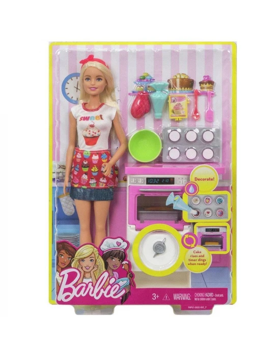 Barbie Mutfakta Oyun Seti FHP57