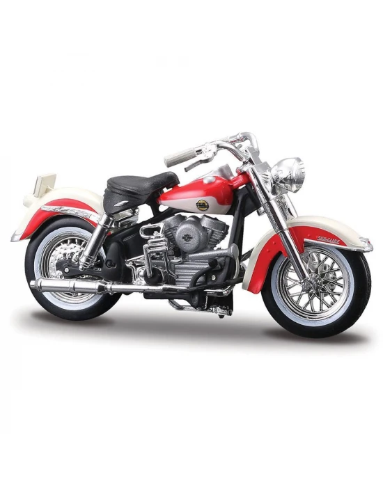 Maisto 1:24 Harley-Davidson 1958 FLH Duo Glide Motorsiklet