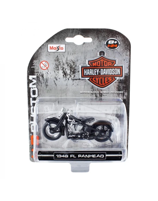 Maisto 1:24 Harley-Davidson 1948 FL Panhead Motorsiklet