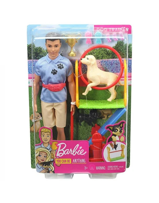Ken ve Meslekleri Oyun Setleri - Köpek Eğitmeni