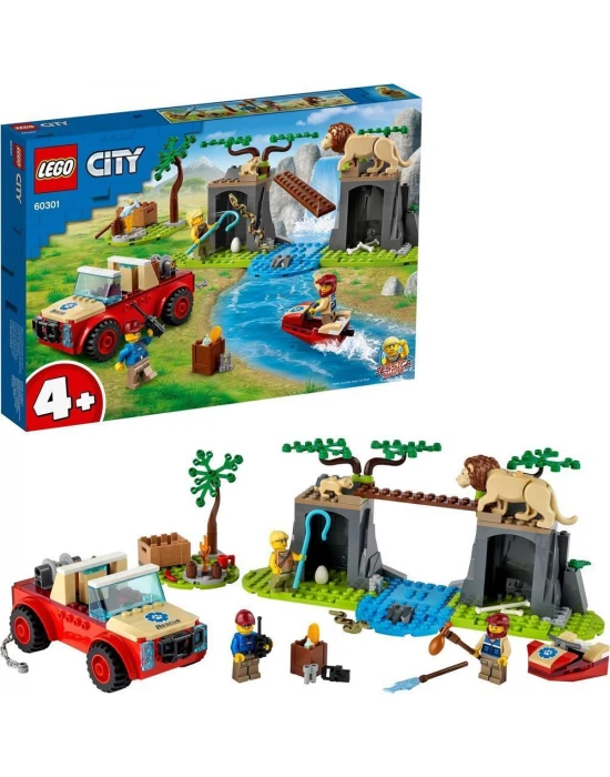 Lego City Vahşi Hayvan Kurtarma Jipi 60301