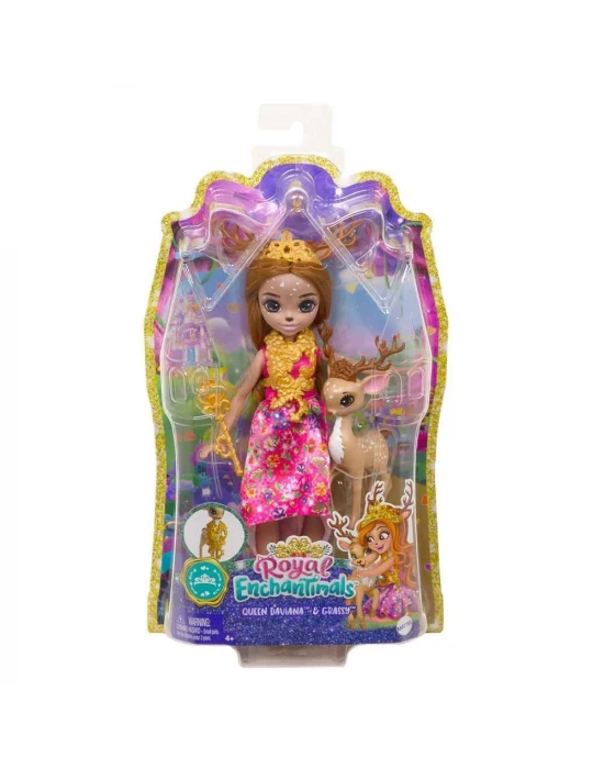 Görkemli Enchantimals Bebekleri Queen Daviana
