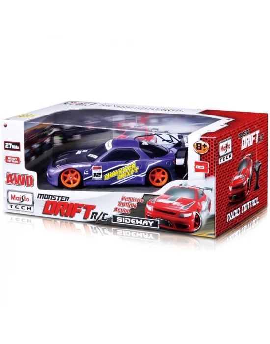 Maisto Monster Drift 1:24 Uzaktan Kumandalı Araba Mor