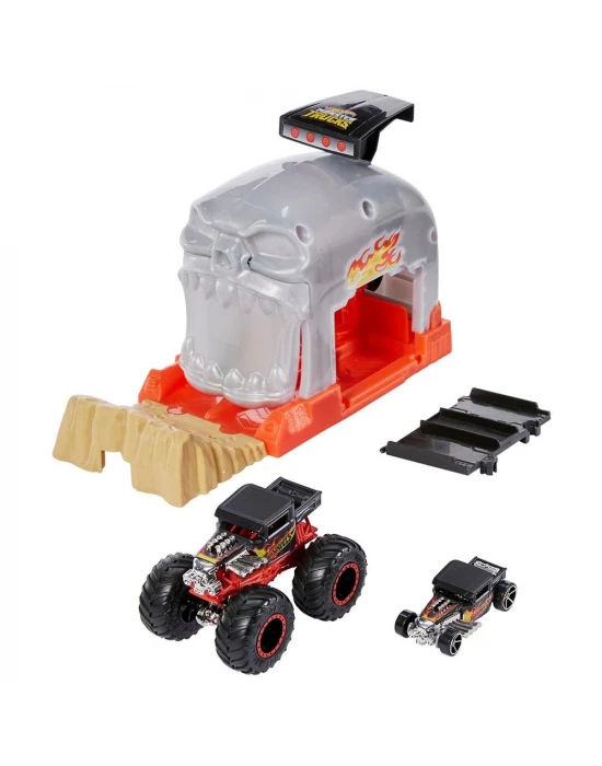 Hot Wheels Monster Trucks Fırlatıcılı Bone Shaker Oyun Seti