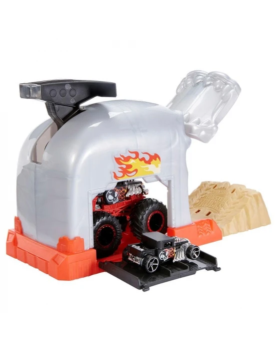 Hot Wheels Monster Trucks Fırlatıcılı Bone Shaker Oyun Seti
