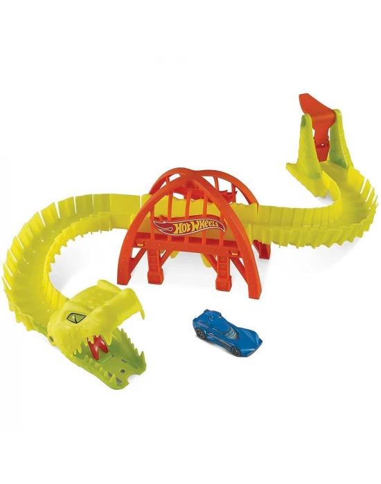 Hot Wheels Zehirli Yılan Köprü Saldırısı Oyun Seti