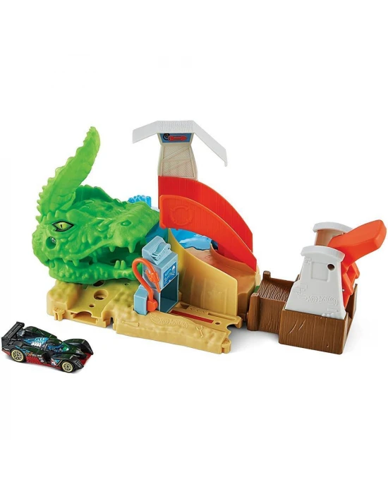 Hot Wheels Zehirli Timsah Saldırısı Oyun Seti