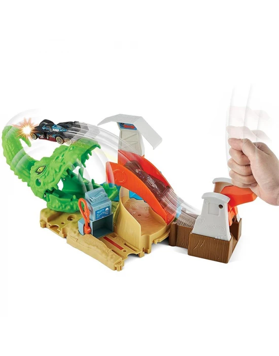 Hot Wheels Zehirli Timsah Saldırısı Oyun Seti